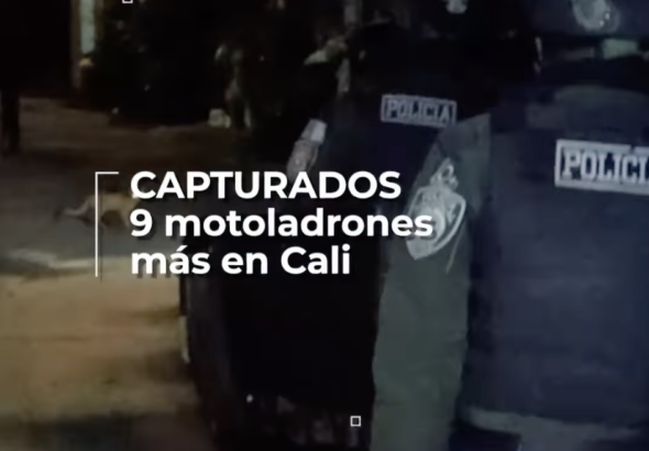 Caen ‘Los de la Quinta’: 9 motoladrones capturados en Cali tras operación conjunta